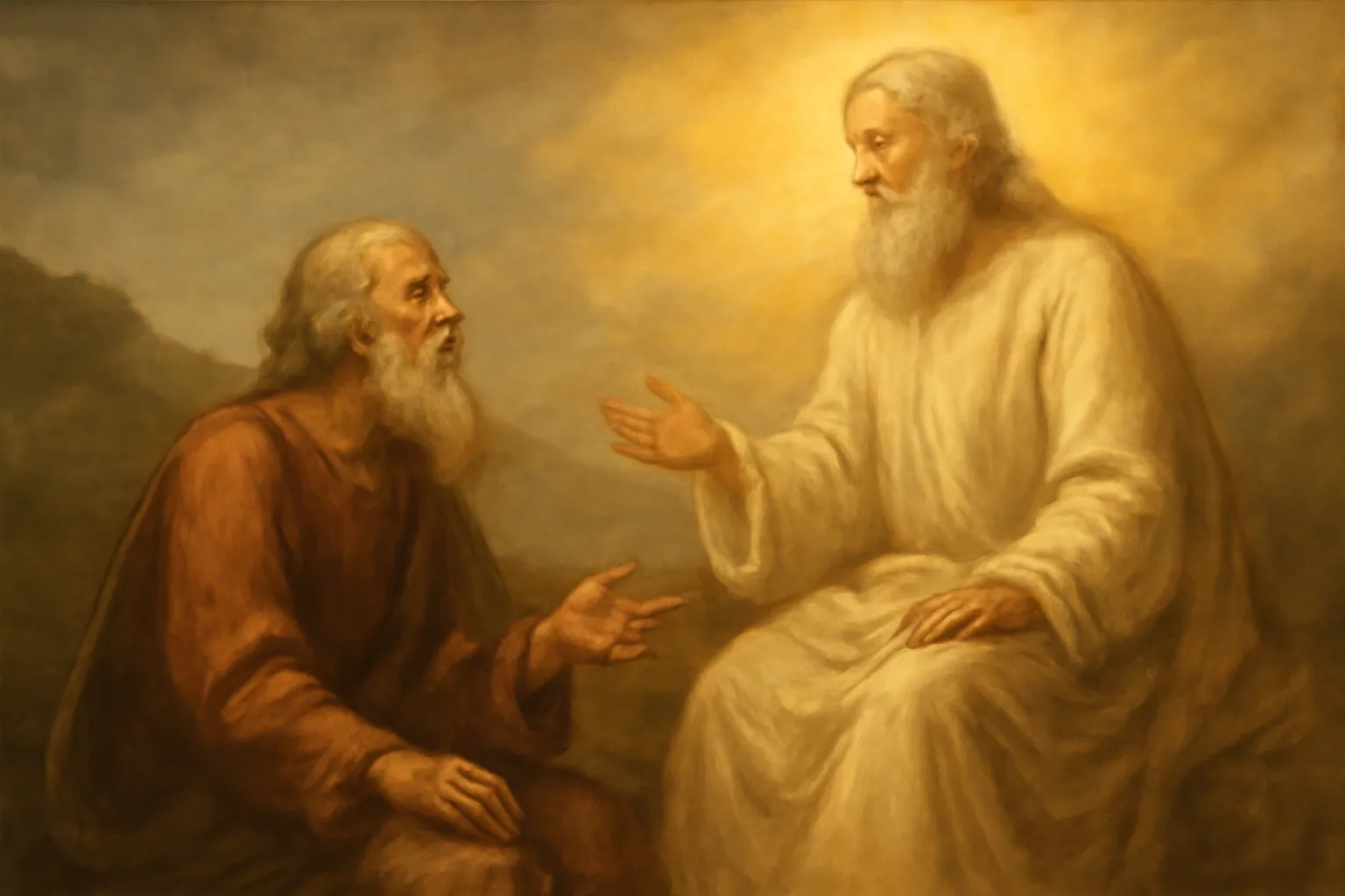 abraham habla con dios