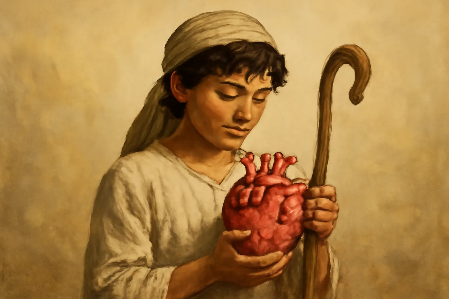 david tenia un corazon conforme al de dios