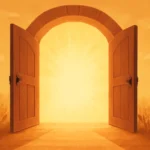 entrad por sus puertas con accion de gracias