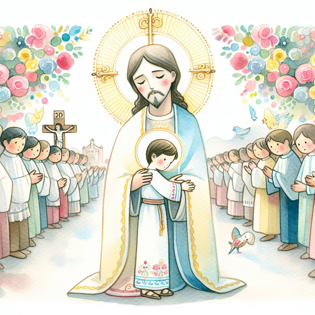 Estampita de San Cristóbal para imprimir gratis