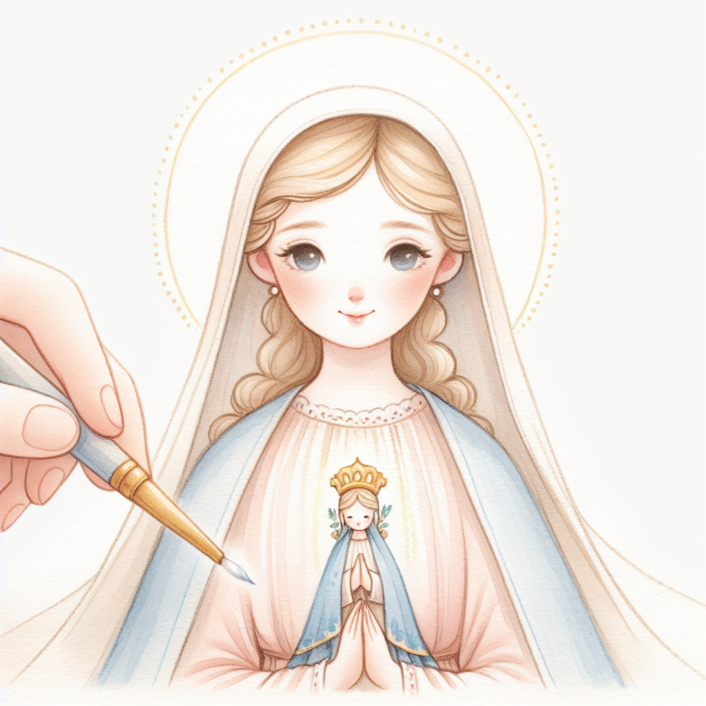 Estampita de Santa Lucía para imprimir gratis
