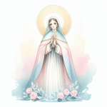 Estampita de Santa Rosa de Lima para imprimir gratis