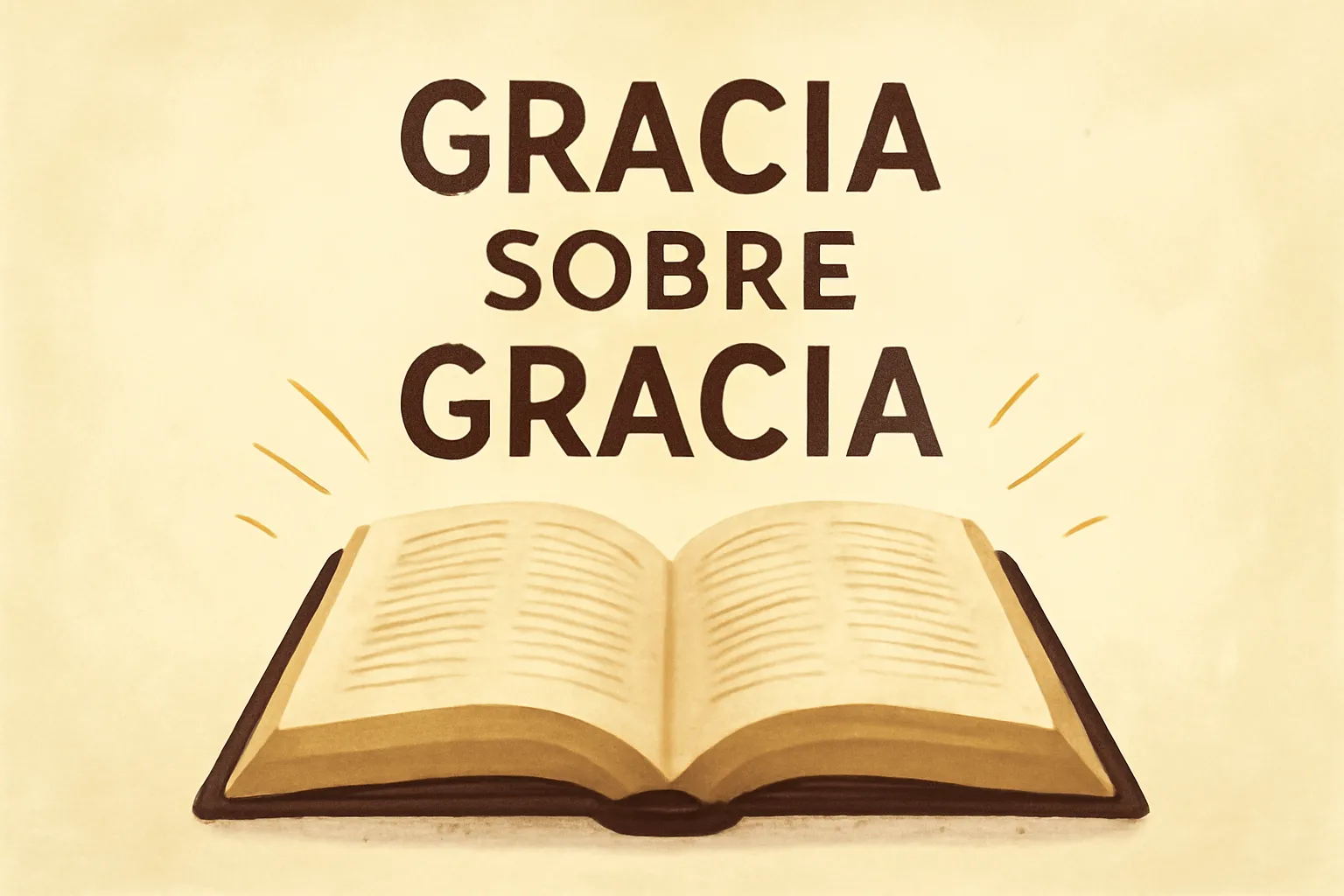 gracia sobre gracia biblia