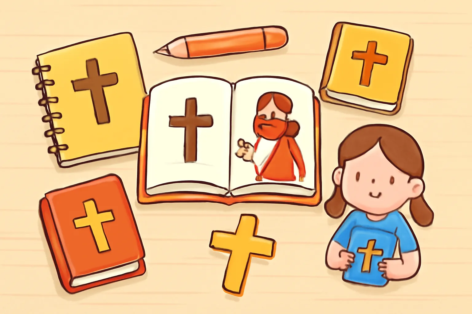 material para niños cristianos